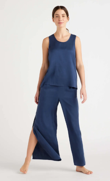 quince silk pjs